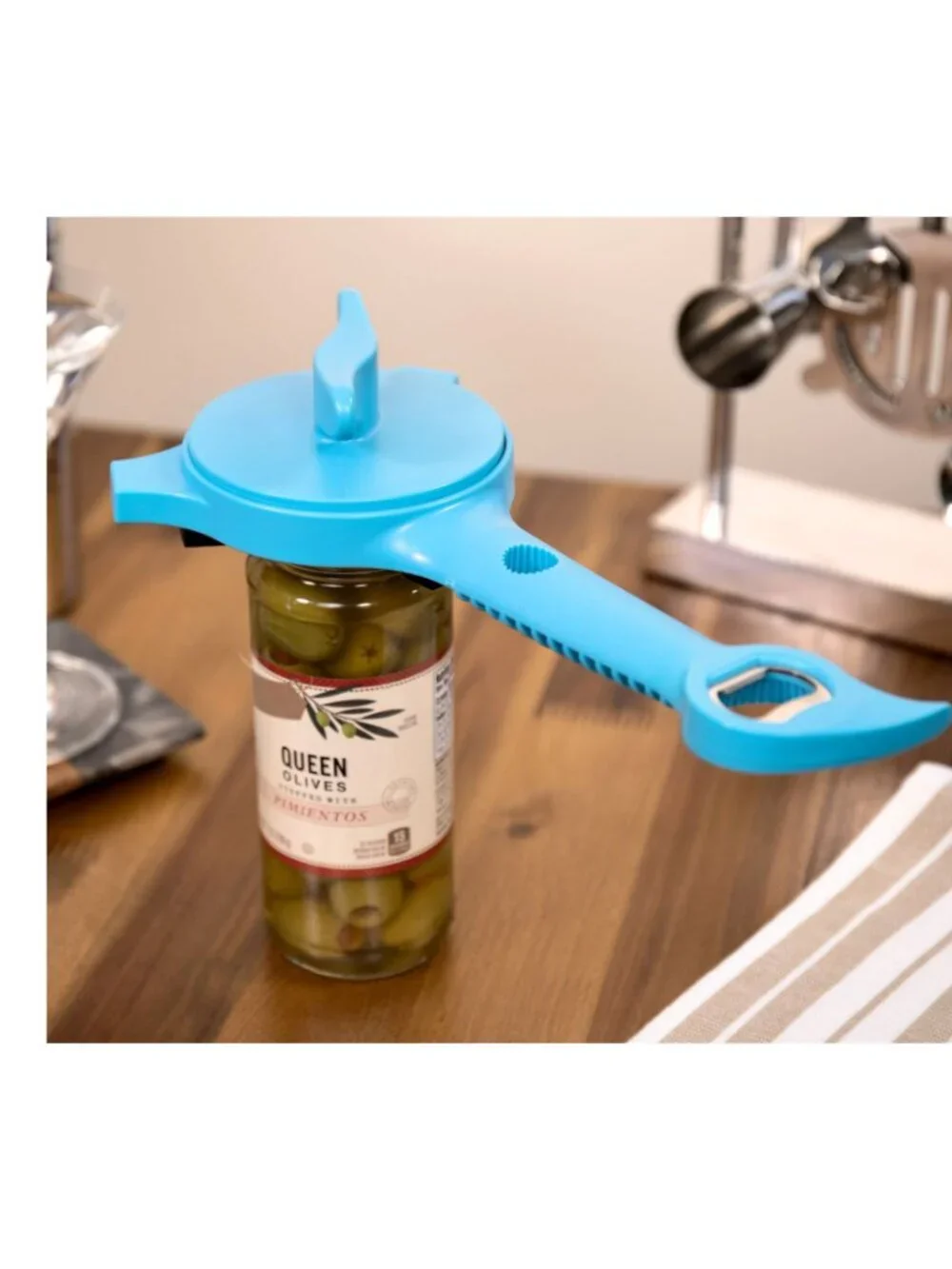 Kuhn Rikon 5-in-1 Jar & Bottle Opener NEW YELLOW